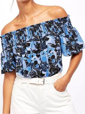 Free People Technicolor Bubble Top